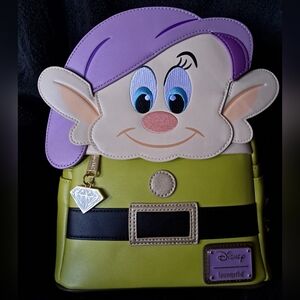 RARE Exclusive Dopey Loungefly Mini Backpack